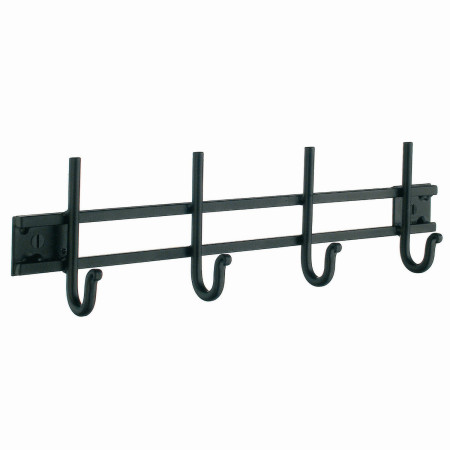 Smedbo Beslagsboden Quadruple Coat Rack Black Wrought Iron