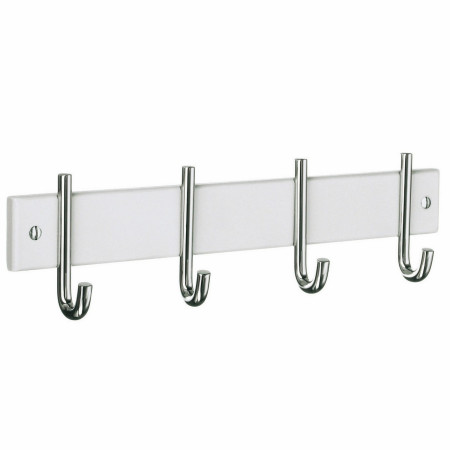 Smedbo Beslagsboden Quadruple White Coat Rack