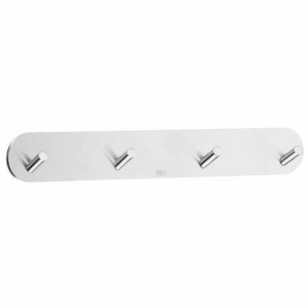 Smedbo Beslagsboden Self Adhesive Chrome Quadruple Hook