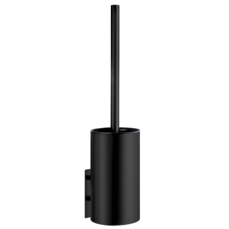 Smedbo Beslagsboden Self Adhesive Black Toilet Brush and Holder