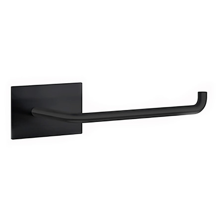 Smedbo Beslagsboden Self Adhesive Square Black Toilet Roll Holder