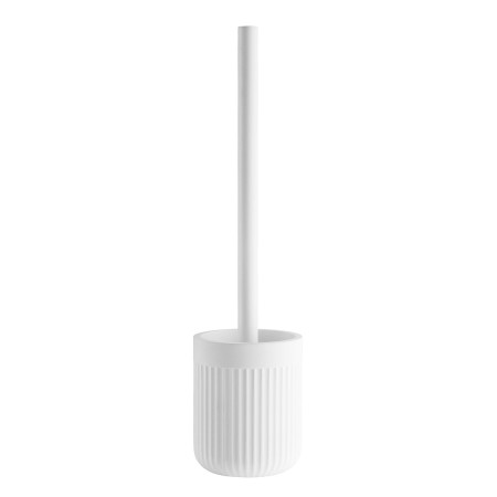 Smedbo Beslagsboden Wave Freestanding White Toilet Brush and Holder