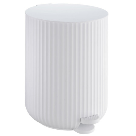 Smedbo Beslagsboden Wave Line 4L Soft Close Pedal Bin in White
