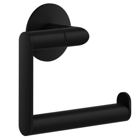 Smedbo Dot Black Self Adhesive Toilet Roll Holder