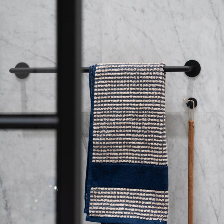 TB3464 Smedbo Dot Black Towel Rail Lifestyle