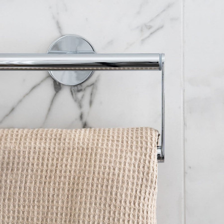 TK344 Smedbo Dot Chrome Towel Ring Lifestyle
