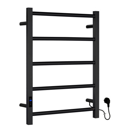 Smedbo Dry Black Compact 689 x 500mm Stainless Steel Towel Warmer