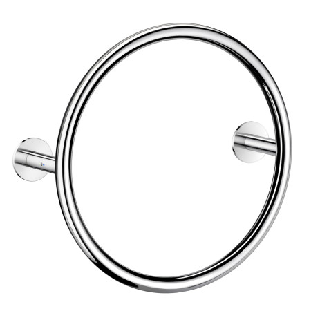 Smedbo Dry Polished Circular 500mm Electric Towel Warmer