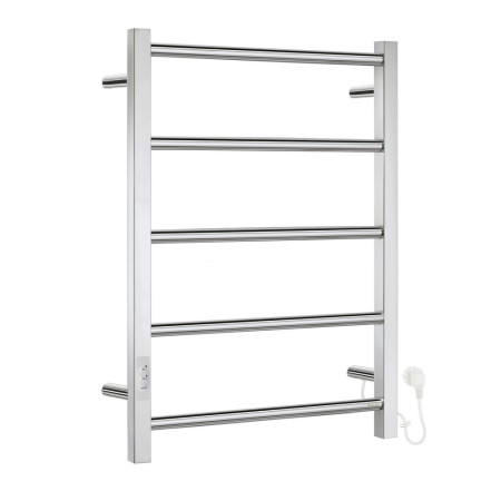 FK705 Smedbo Dry Polished Steel Compact 500 x 689mm Electric Towel Warmer (1)