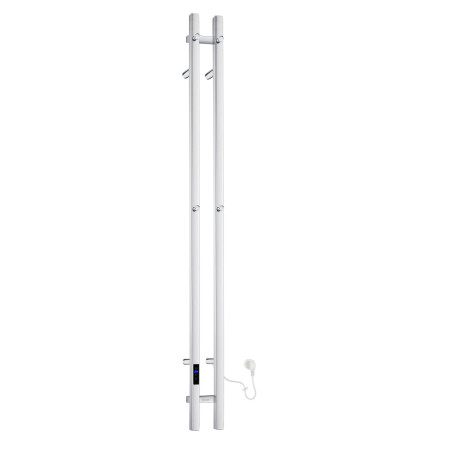 Smedbo Dry Polished Vertical 120 x 1500mm Electric Towel Warmer