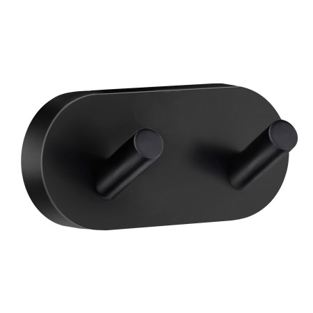 Smedbo Home Black Double Robe Hook