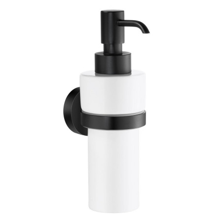 HB369P Smedbo Home Black Porcelain Soap Dispenser