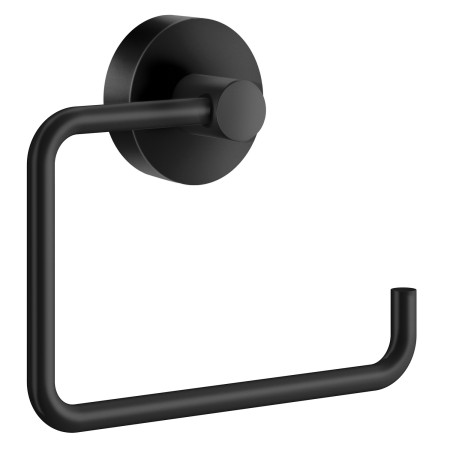Smedbo Home Black Single Toilet Roll Holder