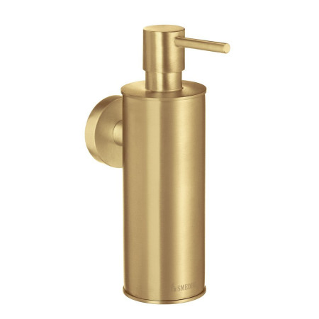 HV370 Smedbo Home Brushed Brass Wall Mounted Soap Dispenser (1)
