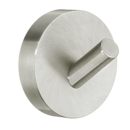 Smedbo Home Brushed Nickel Single Towel Hook