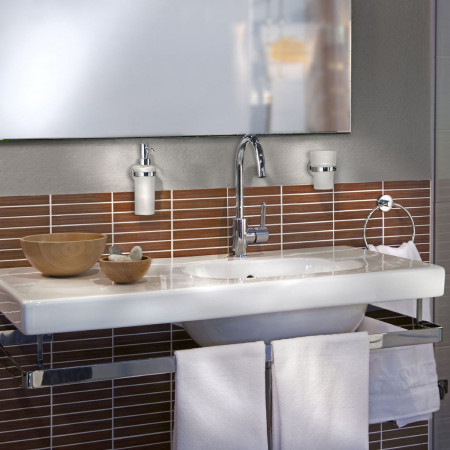 HK369 Smedbo Home Glass Soap Dispenser Lifestyle