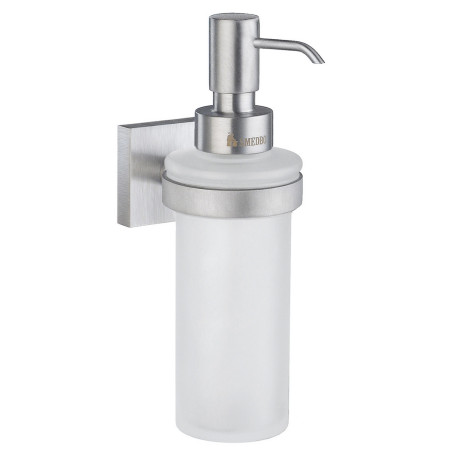 Smedbo House Glass Soap Dispenser in Brushed Chrome