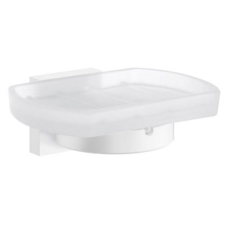 Smedbo House Holder in White with Soap Dish