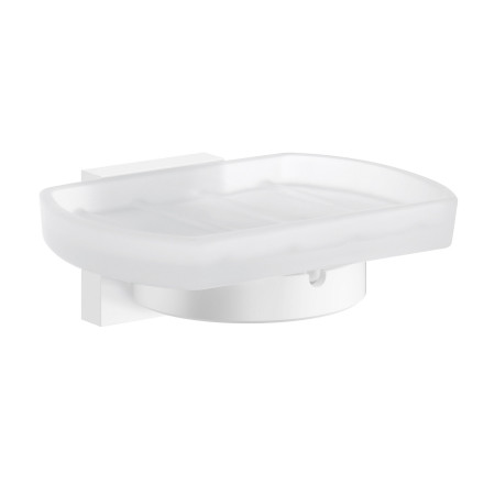 Smedbo House Holder in White with Soap Dish