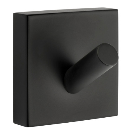 Smedbo House Single Towel Hook in Black