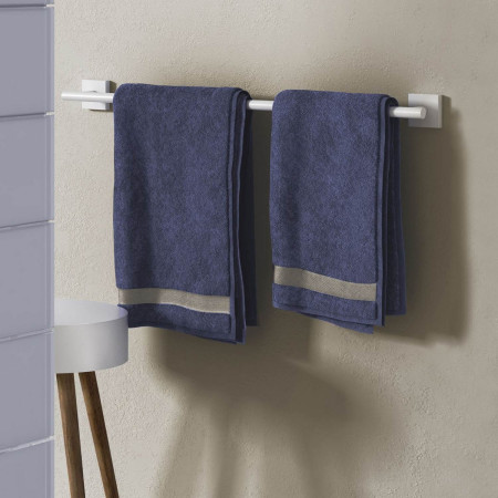 RX3464 Smedbo House Single Towel Rail in Matt White Lifestyle