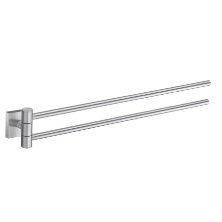 Smedbo House Swing Arm Towel Rail Brushed Chrome