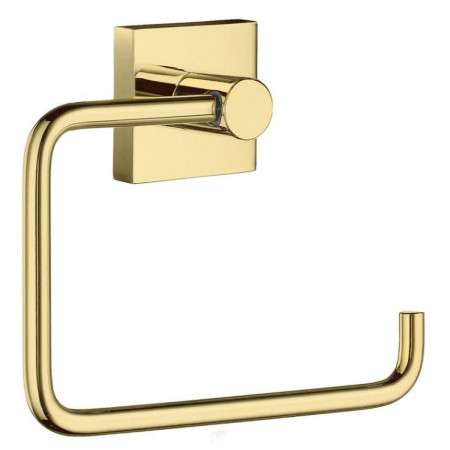 Smedbo House Toilet Roll Holder in Polished Brass