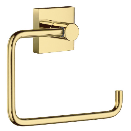Smedbo House Toilet Roll Holder in Polished Brass