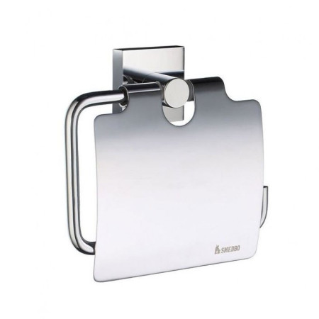 Smedbo House Toilet Roll Holder with Chrome Cover