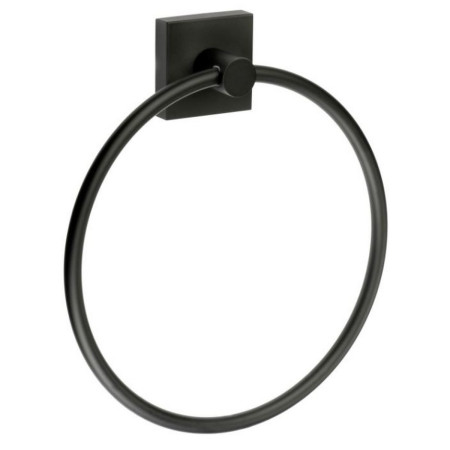 Smedbo House Towel Ring in Black