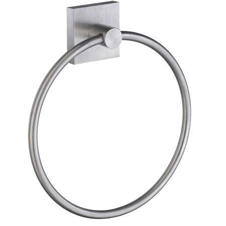 Smedbo House Towel Ring in Brushed Chrome