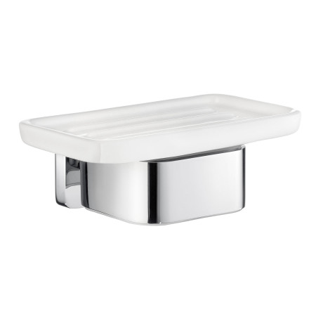 Smedbo Ice Soap Dish with Holder Polished Chrome