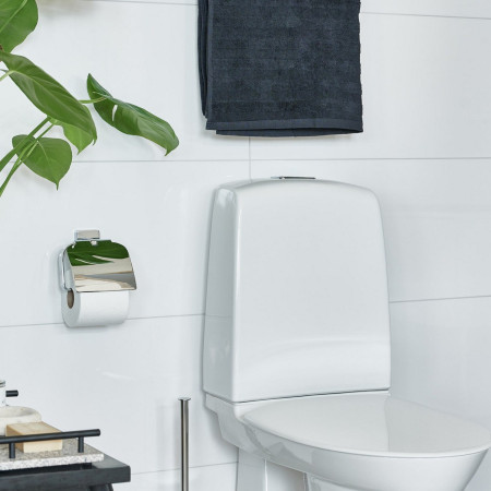 OK3414 Smedbo Ice Toilet Roll Holder With Lid Lifestyle