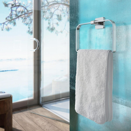 OK344 Smedbo Ice Towel Ring Lifestyle