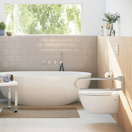 FK840 Smedbo Living Basic Foldable Grab Bar Lifestyle