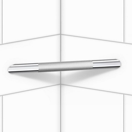 FK841 Smedbo Living Concept Corner Footrest Installed on Wall