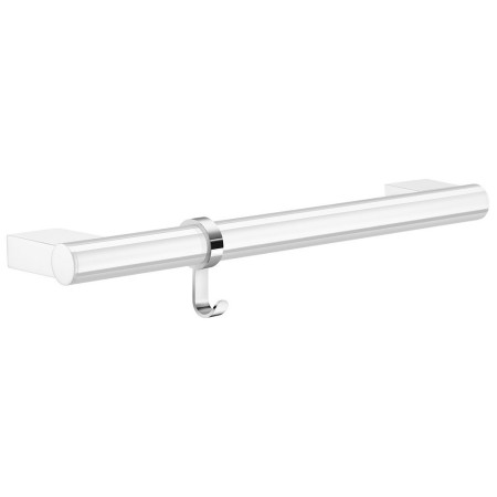 FK851 Smedbo Living Concept Grab Bar Hook Installed on a Towel Rail