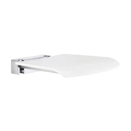Smedbo Living Folding Wall Mounted Shower Seat White