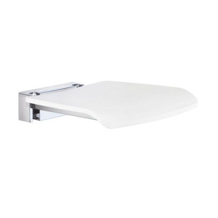 Smedbo Living Folding Wall Mounted Shower Seat White