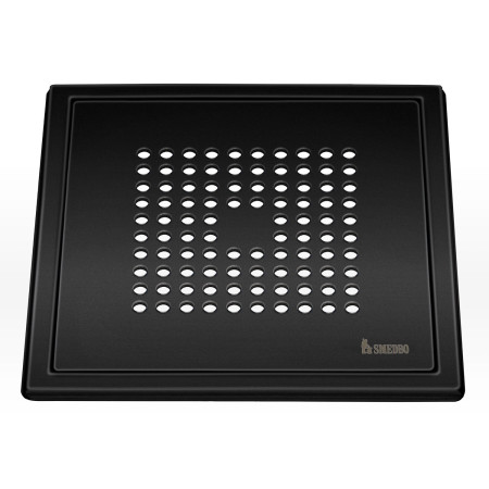 Smedbo Outline Black Stainless Steel Floor Grating