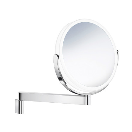 Smedbo Outline Chrome LED Shaving and Makeup Mirror
