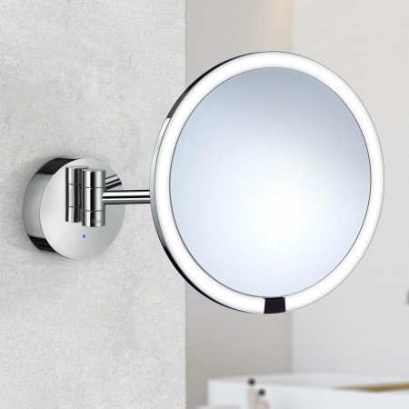 FK487EP Smedbo Outline Chrome Mirror with LED Technology Lifestyle