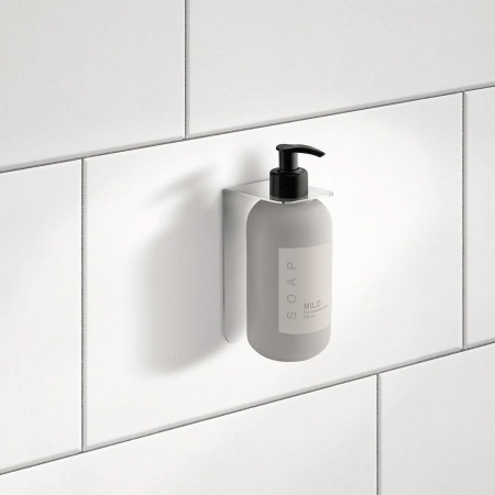 FK262 Smedbo Outline Chrome Self Adhesive Holder for Soap Dispensers Lifestyle