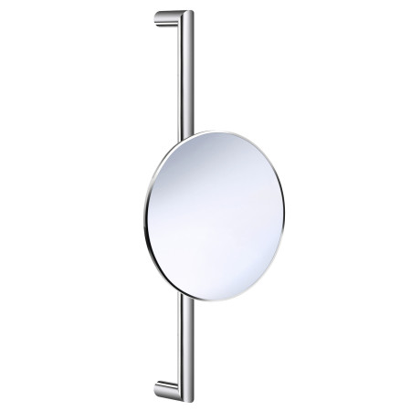 Smedbo Outline Chrome Wall Mounted Makeup Mirror on Bar