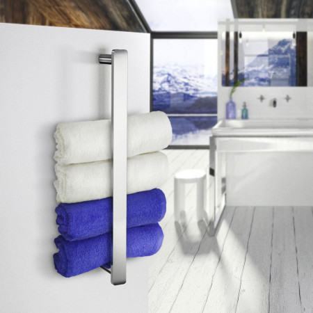 FK300 Smedbo Outline Guest Towel Rail Chrome Lifestyle