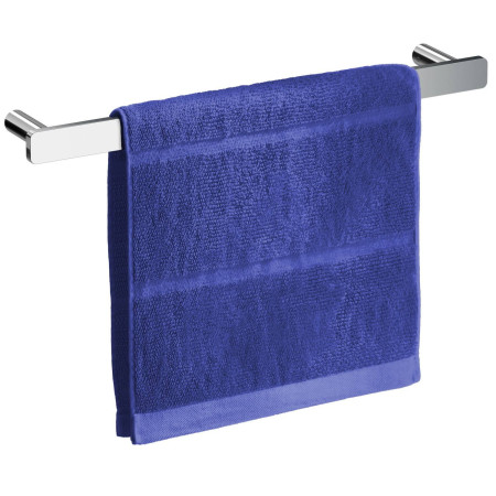 FK300 Smedbo Outline Guest Towel Rail Chrome Horizontal Fitment with Towels