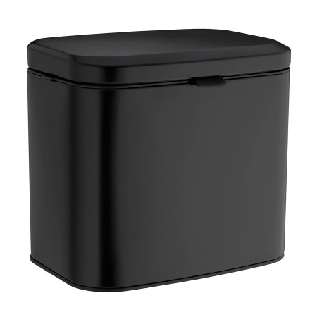 Smedbo Outline Lite 3 Litre Wall Mounted Bin in Matt Black
