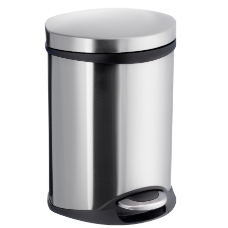 Smedbo Outline Lite 6 Litre Brushed Steel Soft Close Pedal Bin