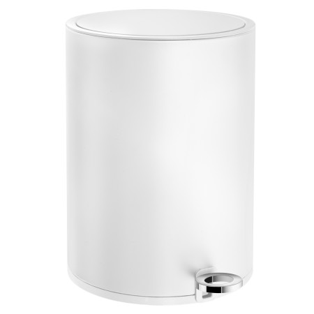 Smedbo Outline Lite 6 Litre White Soft Close Pedal Bin