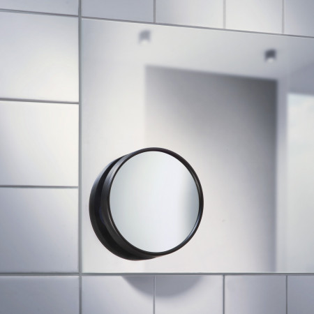 FB622 Smedbo Outline Lite Make Up Mirror with Suction Cups Lifestyle